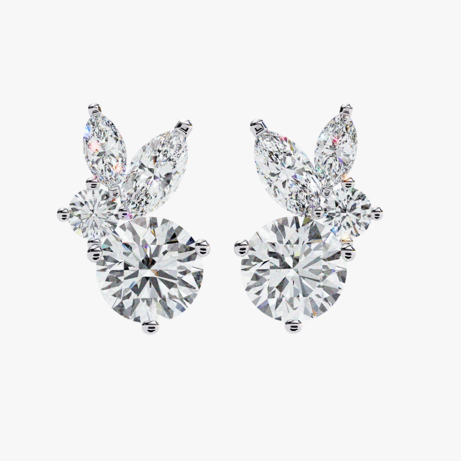 Daisy Diamond Earrings