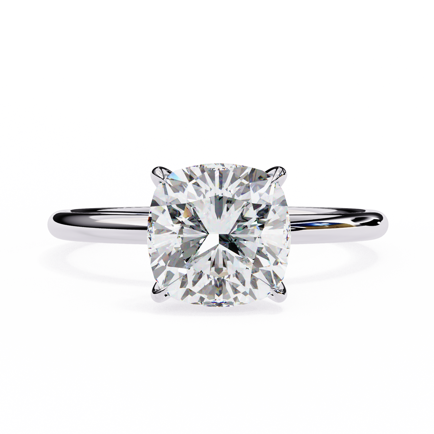 Iris Diamond Solitaire Ring