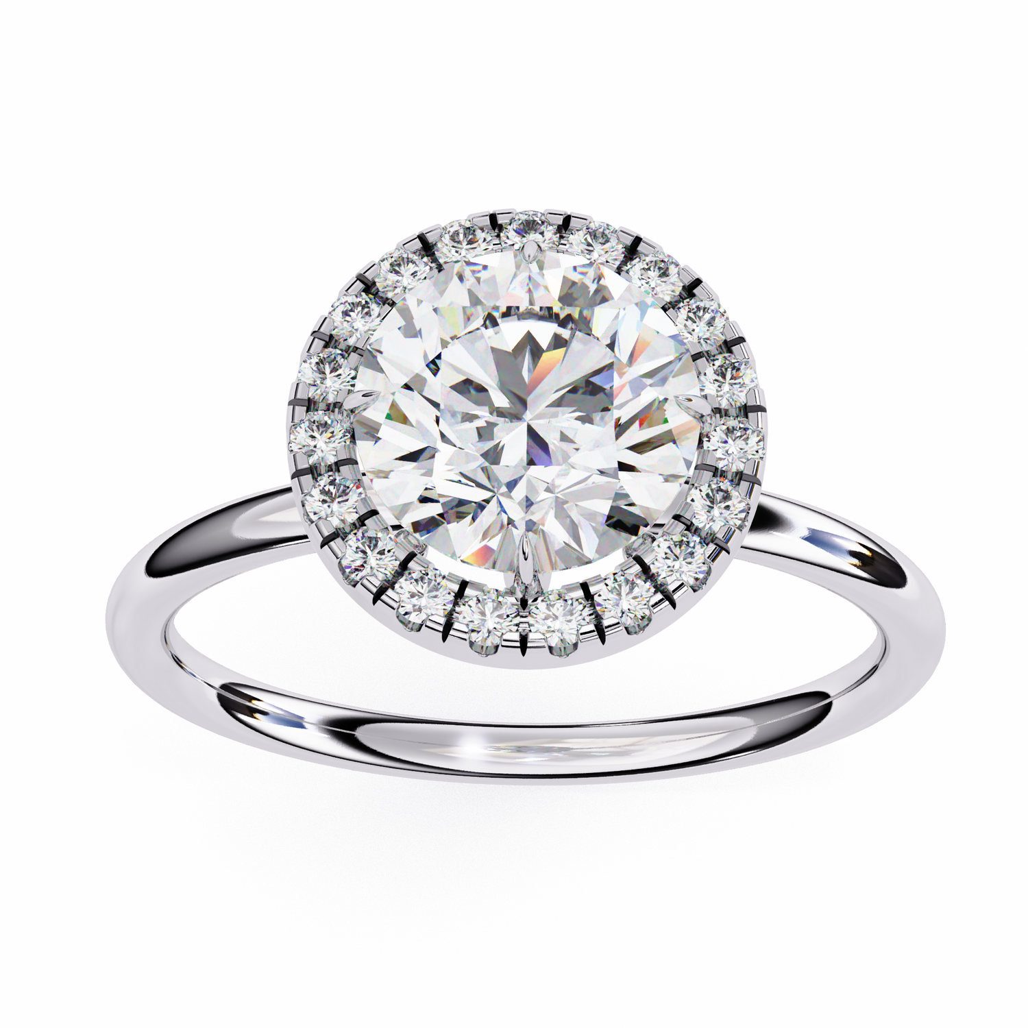 Poppy Diamond Solitaire Ring