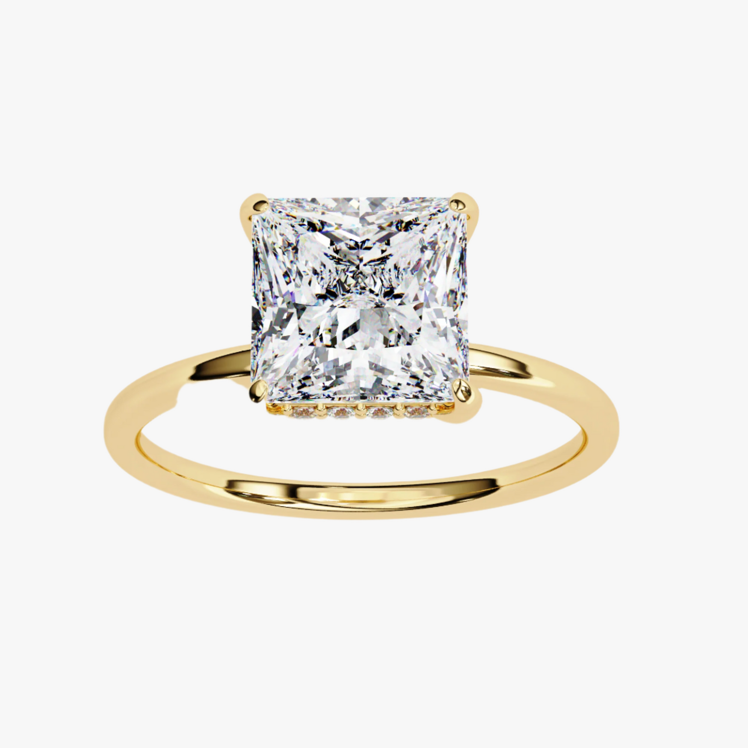 Callisto Diamond Solitaire Ring