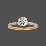 Alyssa Diamond Solitaire Ring