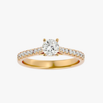 Ava Diamond Solitaire Ring