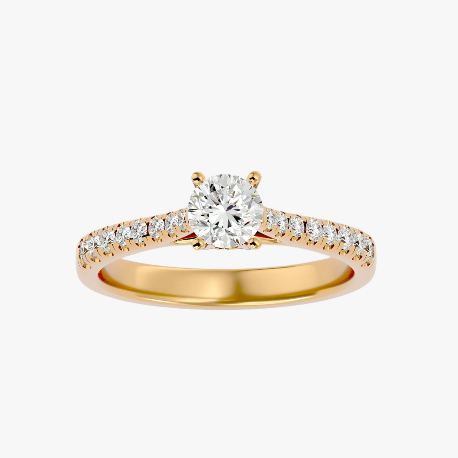 Ava Diamond Solitaire Ring