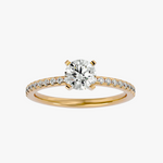 Verve Diamond Solitaire Ring