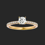 Aura Diamond Solitaire Ring