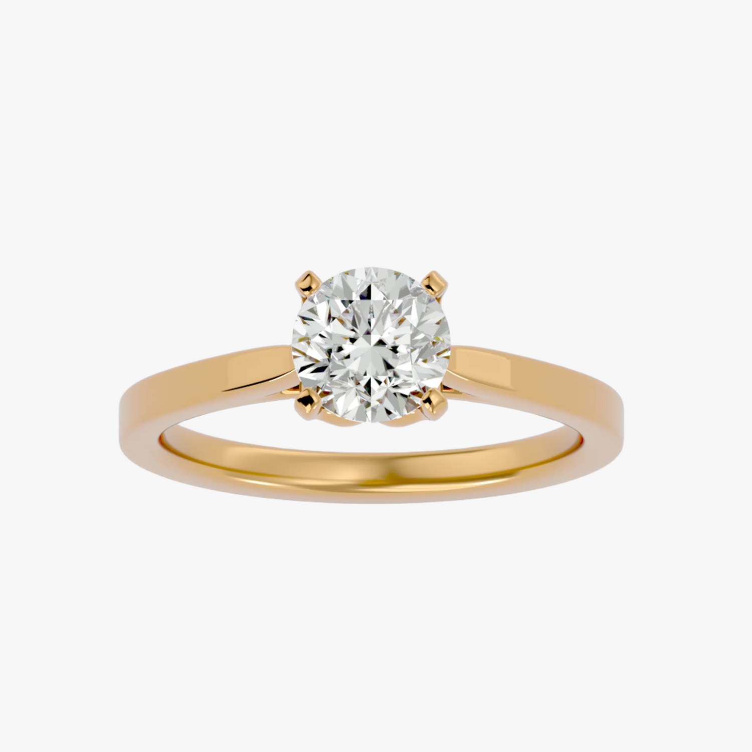 Aria Diamond Solitaire Ring