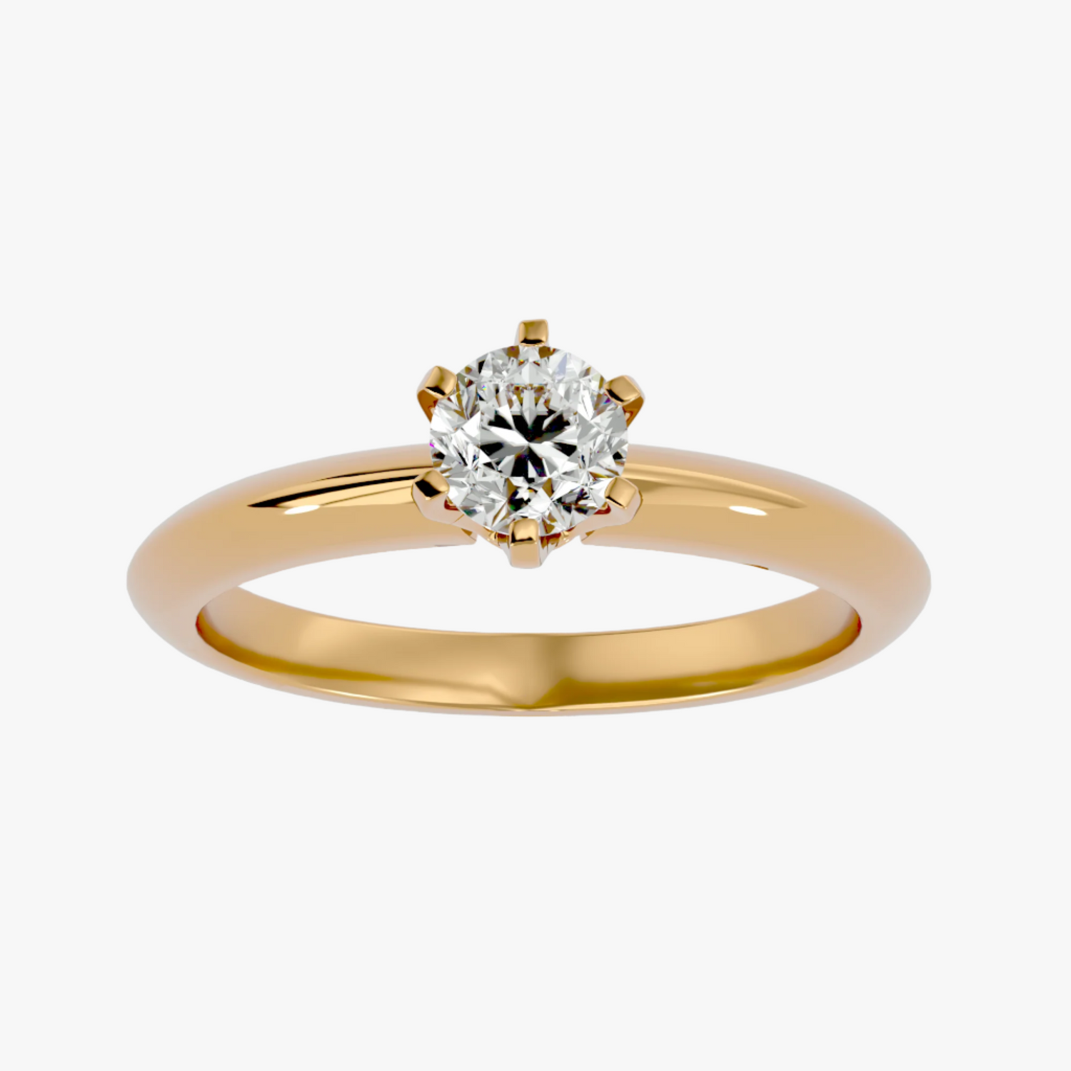 Zavian Diamond Solitaire Ring