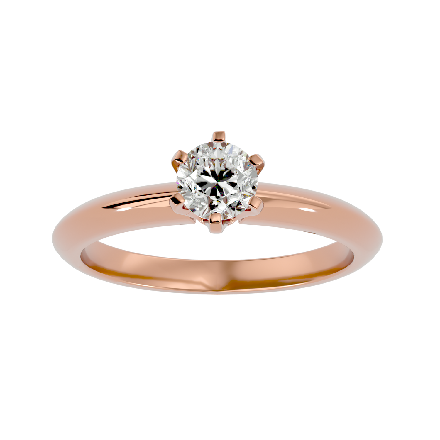 Zavian Diamond Solitaire Ring