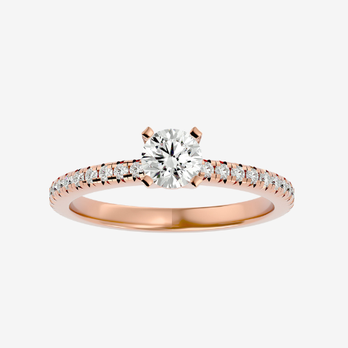 Aura Diamond Solitaire Ring