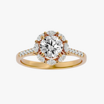 Zephyr Diamond Solitaire Ring